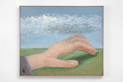 Co Westerik — Hand, shadow and grass / Hand schaduw en gras