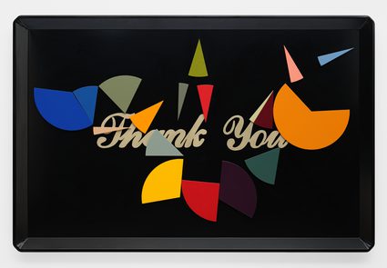 Gabriel Kuri — thank you tray (wedges 1)