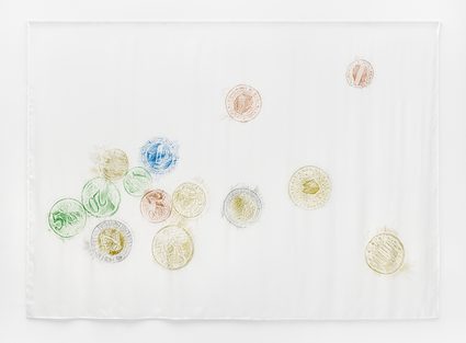 Gabriel Kuri — coins (explosion / implosion 1)
