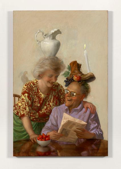 John Currin — Newspaper Couple