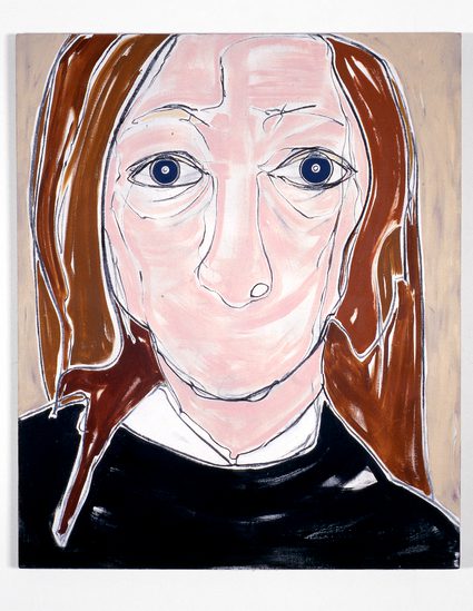 Nicola Tyson — Self Portrait, Head