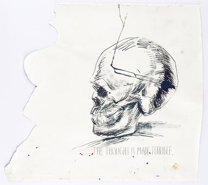 Raymond Pettibon — No Title (The thought is...)