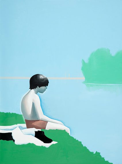 Wilhelm Sasnal — Bathers at Asnières